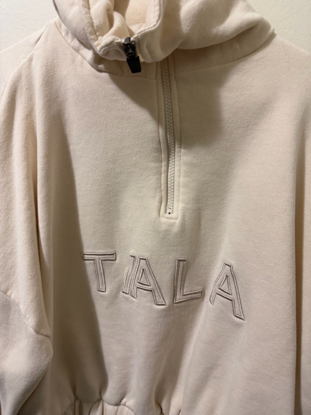 TALA Doze half-zip cropped sweatshirt - Picture 3 of 6